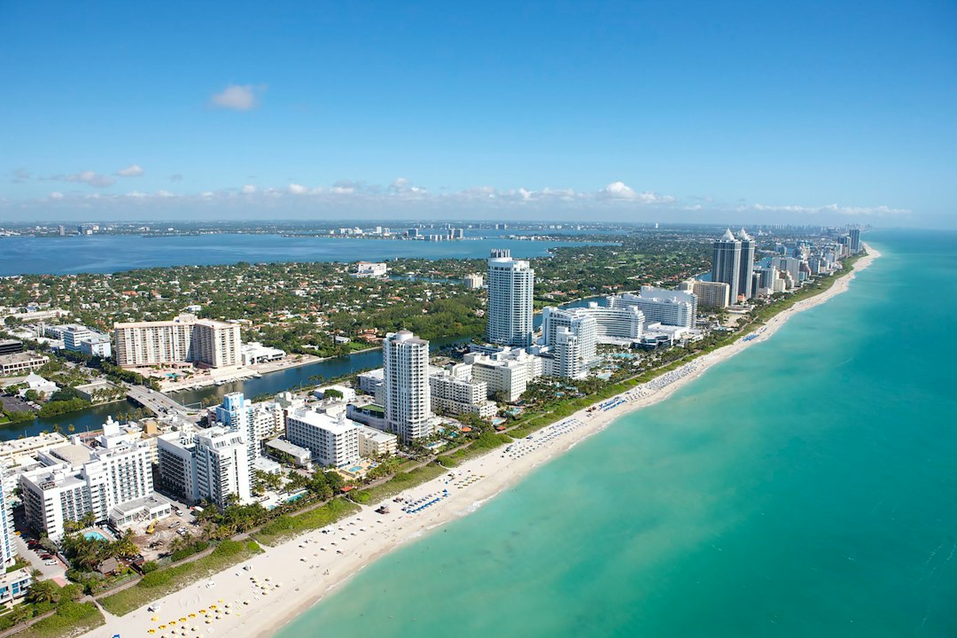 Miami coastline